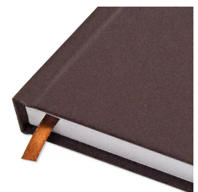 Fis 2024 A5 Diary,Vinyl, English Hard Cover Chocolate -FSDI21E24CH