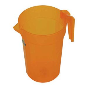 Royalford Beaker 5000Ml With Handle Portable - Plastic - Orange - 5 LITER