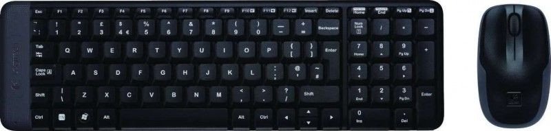 Logitech Mk220 Wireless Combo - Arabic/English Keyboard Black