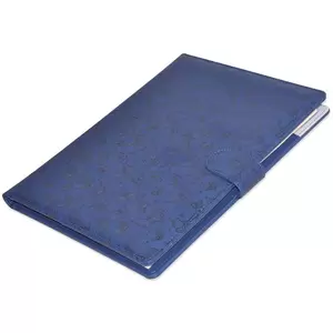 FIS Executive Folder with Writing Pad Italian PU 24x32cm, Blue - FSGT2432PUBLD6