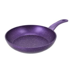 Royalford Frypan With Durable Granite Coating - Aluminium - Purple - RF10261-Purple