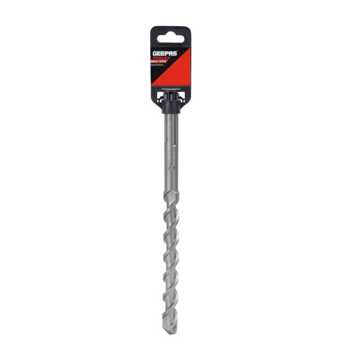 Geepas SDS Max Drilling Flute - Masonry Drill Bit Spiral Flute Rotary Masonry Drill | Ideal For Concrete, Wood & Other Soft Materials (D32xL370xWL200)