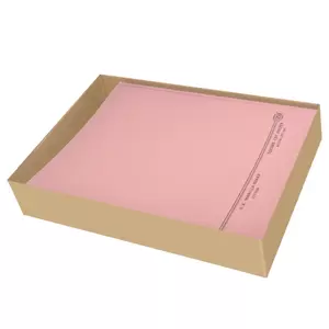 100-Piece FIS Square Cut Folders Without Fastener, Kendal Manila, Pink Color, 225gsm A4 Size - FSFF9A4KPI