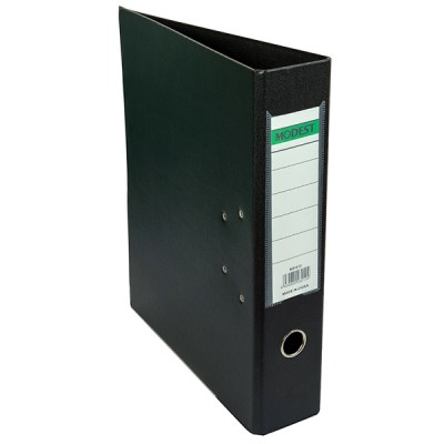 PVC Box File Black Broad 3"
