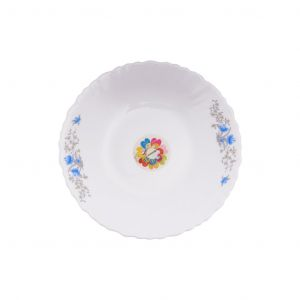 Royalford Opal Ware Romantic Soup Plate - Opalware - White - 75 INCH