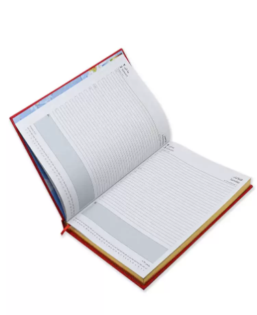 FIS Golden Diary 2023 (Arabic/English) Red, A4 - FSDI43AEG23RE