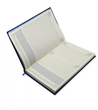 FIS A4 Diary 2023 Arabic/English (Saturday & Sunday Combined) Blue - FSDI48AEP23BL