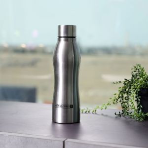 Royalford 750Ml Vacuum Bottle - Stainless Steel - Silver - RF9362WH