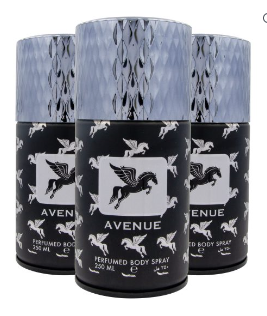 Avenue Black Perfumed Body Spray 250ML
