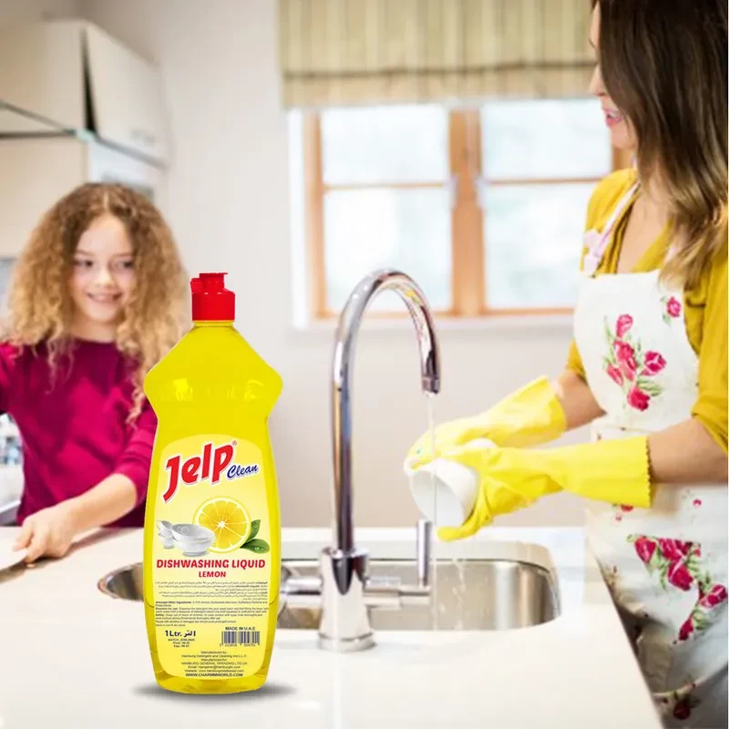 Jelp Clean Dishwashing Liquid Lemon Pet 1 Lt
