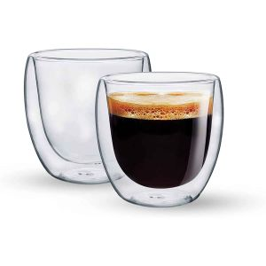 Royalford Bars 2Pc Glasses - Borosilicate Glass - Clear