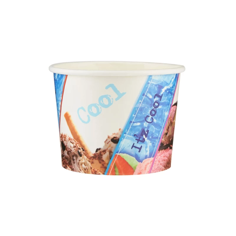 Paper Ice Cream Cup Printed 500ml