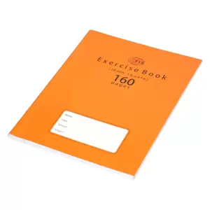 FIS Exercise Books Square with Left Margin, 160 Pages, 12 Pieces, 16.5x21cm - FSEBSQ20160N
