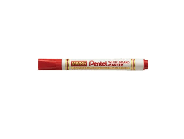 Pentel Whiteboard Marker Bullet 12pcs/pack, Red