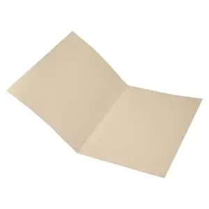FIS Square Cut Folders Without Fastener Buff Color, Pack of 50 Pcs, 320 gsm, A4 Size - FSFF9A4BF