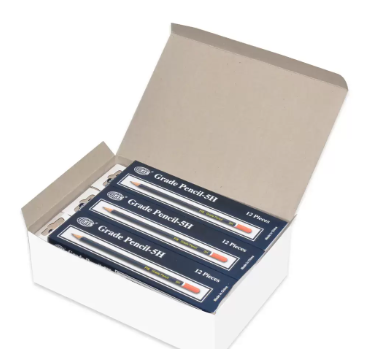 Box of 12 Packs 5H Pencil Set Blue/Red - FSPE5H