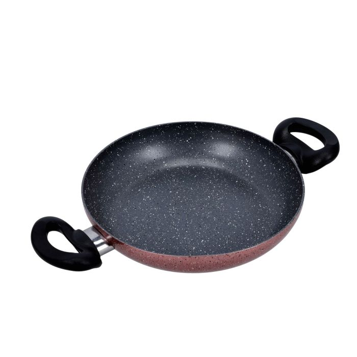 Mini Pan, Sturdy & Soft Touch Bakelite Handle, RF10854 | 22cm Premium Quality Aluminium & Durable Granite Coating Pan | Ideal For Veggies, Curry, Sweet, Meat, Seafood