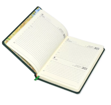 FIS Diary 2023 English (Saturday & Sunday Combined) A5, Maroon - FSDI94E23MR