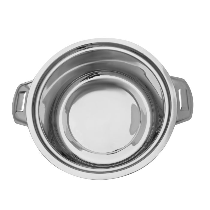 Galaxy Double Wall Stainless Steel Hot Pot, RF10544 | Firm Twist Lock | Strong Handles With Heavy-Duty Rivets | Steel Serving Pot, Steel Chapati Storage Box, Roti Serving Pot, Chapati Dabba