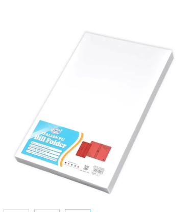 FIS Executive Bill Folder Maroon Color, Italian PU with Magnet Flap 150X245mm - FSCLBFMRD3