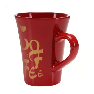 Royalford Coffee Mug - Porcelain - Red - 325 ML - RF2964