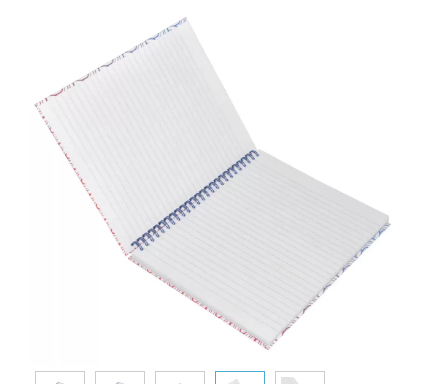 LIGHT 100 Sheets Spiral Hard Cover Notebook, 22.86 X 20.32 CM -LINBS971610