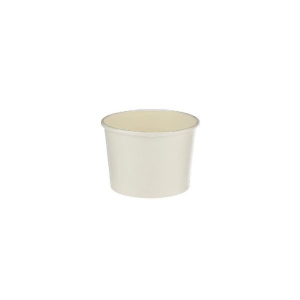 Paper Soup Bowl White