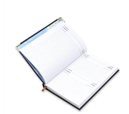 FIS Diary 2023 Arabic / English (Saturday & Sunday Combined) A5, Chocolate - FSDI92AE23CH