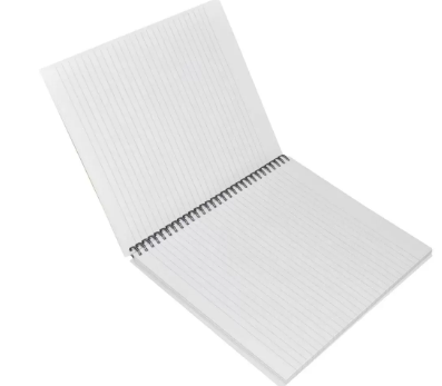 LIGHT Pack of 5 Spiral Hard Cover Note Book 100 Sheets Size 10X8 Inches (25.4 X 20.32 cm) - LINBS1081001311