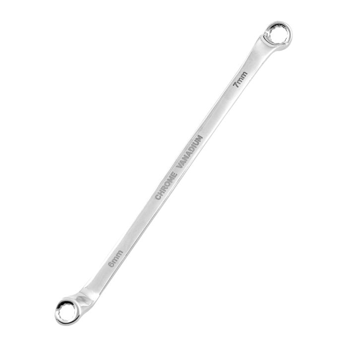 Geepas 7mm Ring Spanner - 12 Point Double Ring Spanner| CRV Material, Mirror Finish | Ideal For Mechanic, Plumbers, Carpenter, DIYers And More