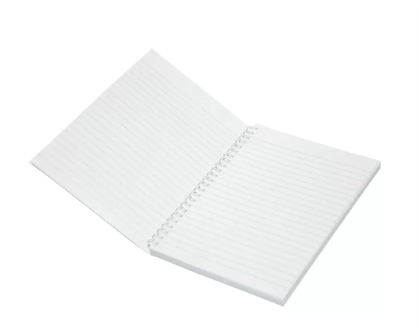 Light Spiral Soft Cover Single Line A5 Notebook (Pack of 10 Pcs X 100 Sheets) - LINBA51803S