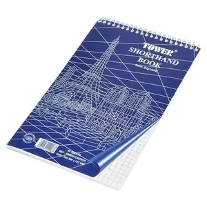FIS Spiral Tower Shorthand Books, 5 mm Square (50 Sheets x 20-Piece) 127x205 mm Size - FSSH5TOWER50
