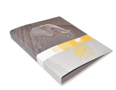 Pack of 48 World Africa Elephant Printed 2-O Ring Binder Grey/Yellow/White