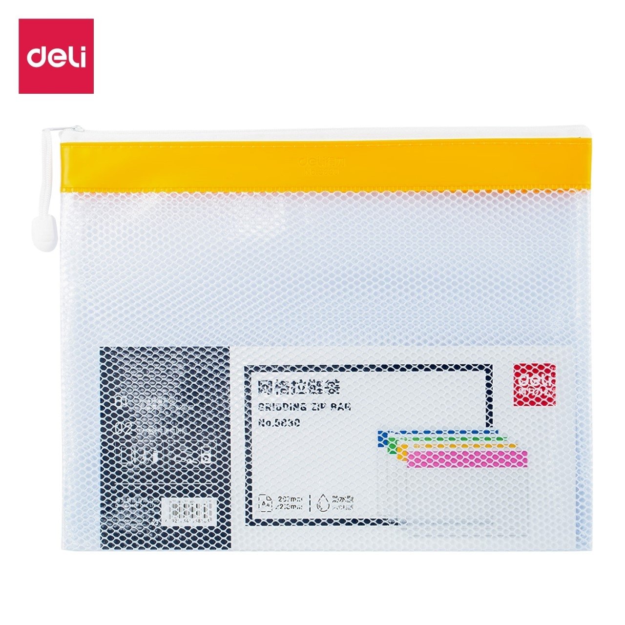 Deli D5830 A4 PVC Mesh Bag