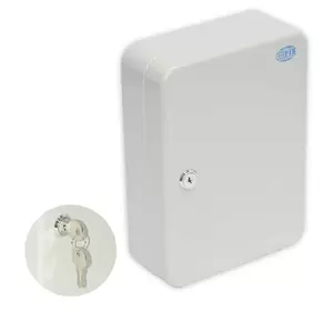 Fis Key Box Steel, 20 Keys Capacity, 250 X 180 X 80mm - FSKCTS20