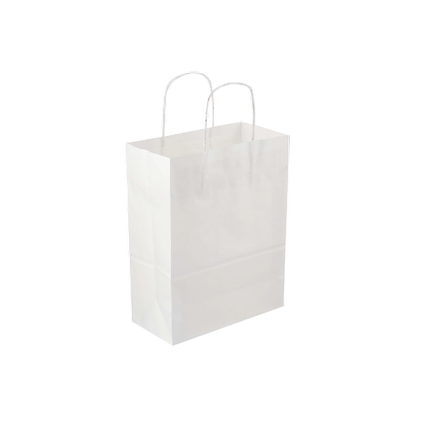 White Twisted Handle Paper Bag