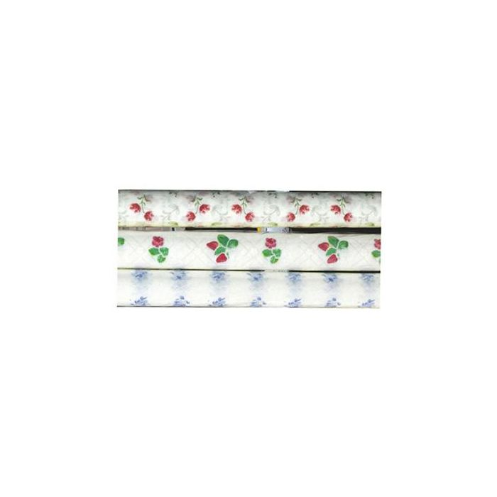 20M PVC Table Roll - Tablecloth Cover Protector | Tablecloth Daisy Silver, Small Polka Floral, Wipe Clean, Vinyl / Plastic Table Cloth | Spill Proof Reusable Roll (Multi Colour)