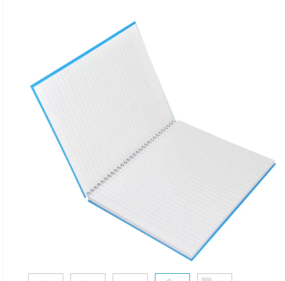 LIGHT Pack of 5 Spiral Hard Cover Note Book 100 Sheets Size 10X8 Inches (25.4 X 20.32 cm) - LINBS1081001305