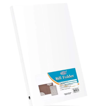 Bill Folders, with Magnetic Flap, Round Corners,Gift Box, 150 x 245 mm - FSCLBFR2