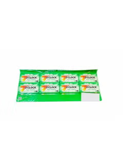 Gillette 7 O'clock Super Stainless Green Razor Blades 5 count*12