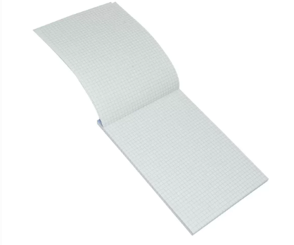 12-Piece FIS Writing Pad 5mm Square A5, Perforated 70-Sheets - FSPD5MMA570B