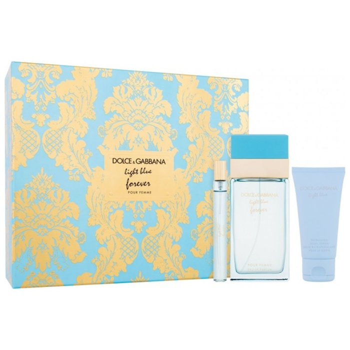 DOLCE & GABBANA LIGHT BLUE FOREVER (W) SET EDP 100ML + BC 50ML + EDP 10ML