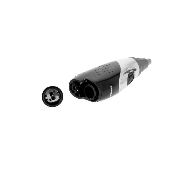 Geepas Non-Rechargeable Nose Trimmer - Portable | Vacuum Cleaning System | Fine Blade | ON/OFF Switch | Perfect For Ear/Nose/Facial/Neck Hairs