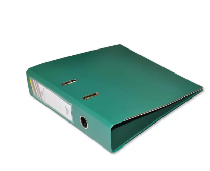Pack of 24 Pieces PP Lever Arch Box File Green