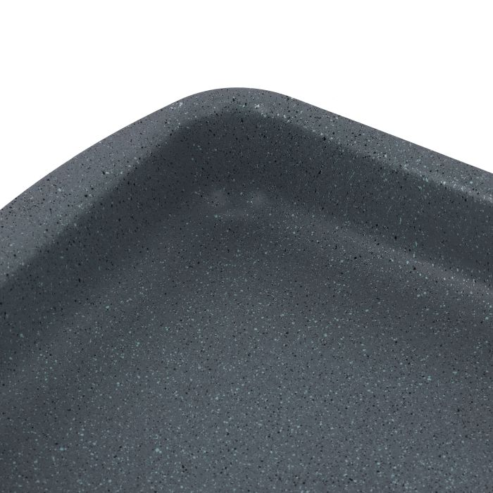 Rectangular Baking Pan, 30cm Baking Tray, RF9925 | Granite Coated Aluminium | Baking Crisper Tray For Cakes, Mousse, Grilled Fish Chicken, Pizza, Brownie, Etc