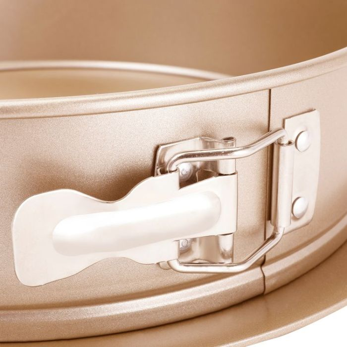 Royalford RF8797 Non-Stick Spring Form Cake Tin - Large Round Baking Pan 26x6.8 Cm - Premium Baking Trays For Multilayer Cake - Loose Bottom Cake Bakeware For Soft Spongecakes And Cheesecakes