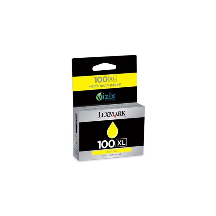LEXMARK 100XL YELLOW INK CARTRIDGE