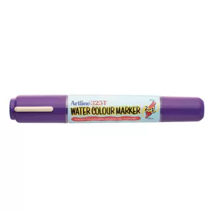 Artline 325T Water Colour Marker 2.0-5.0mm, Red Color, Pack of 12 pcs. Acrylic Fibre Tip - ARMK325RE