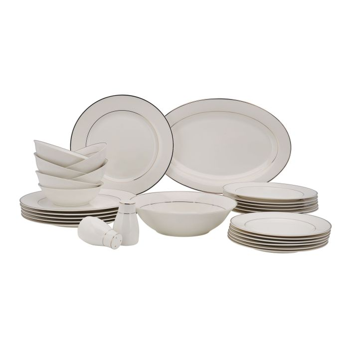 Royalford 28Pcs Fine Bone Dinner Set