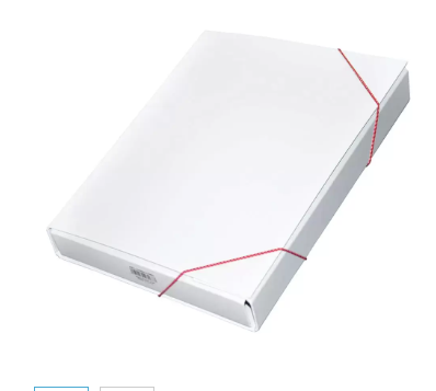 FIS PP Document Bag With Elastic Band, White Color, F/S (210 x 330 mm) Size - FSBD1210WH